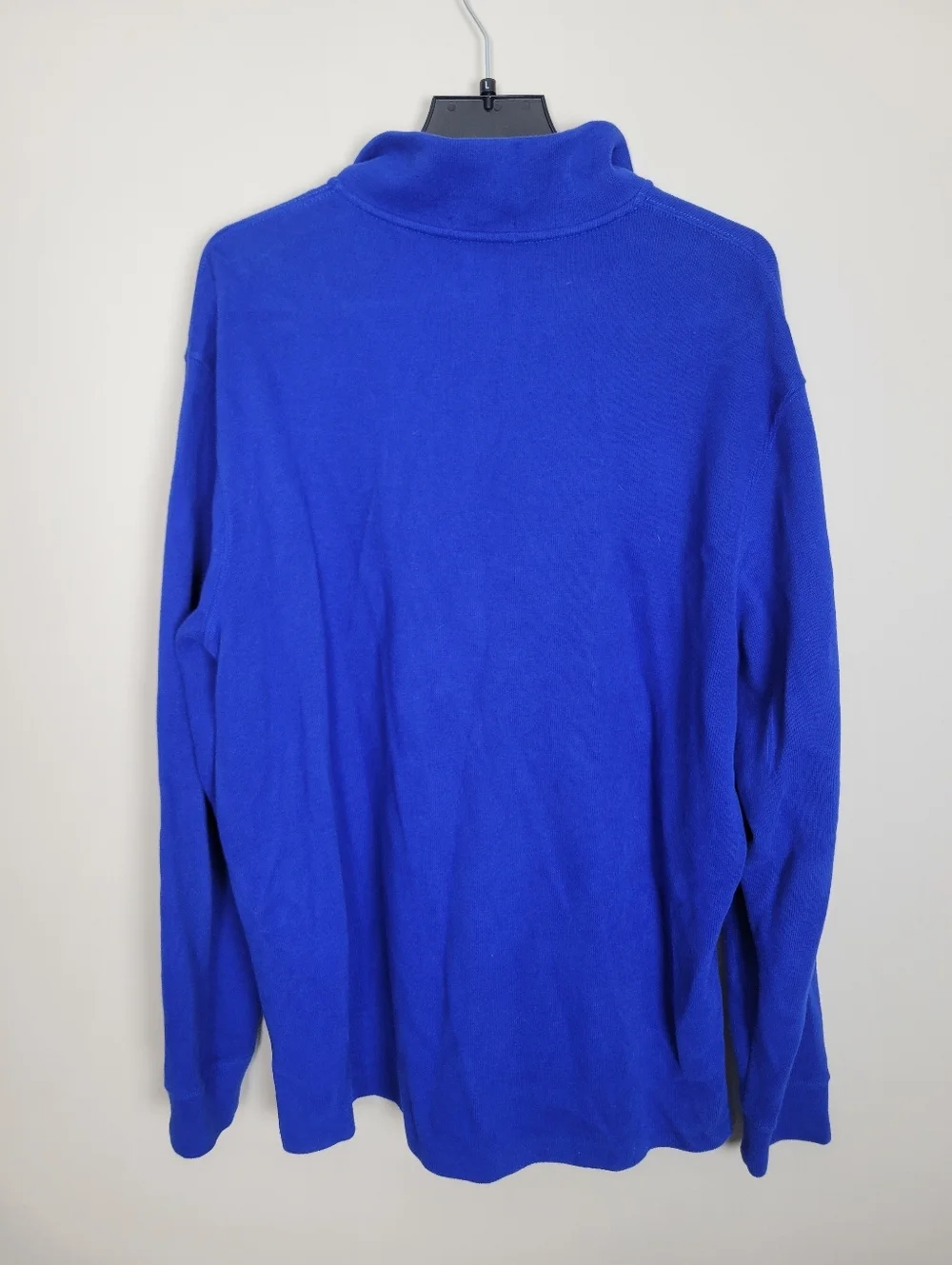 Polo Ralph Lauren Quarter Zip Sweater Mens XL Blue Pullover Pony Logo